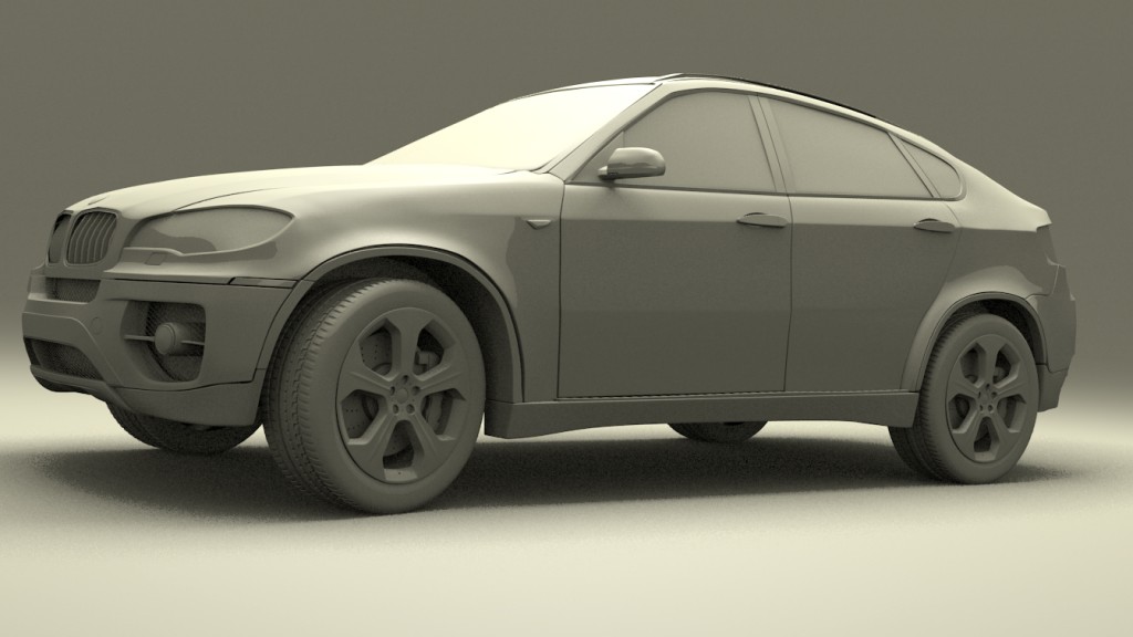 BMWX6 Clay preview image 1